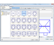 Bibliothek mit inneren Bühnen