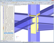 Unión en el modelo de RFEM
