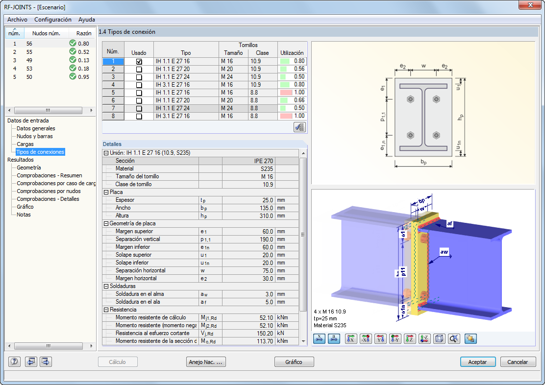 Auswahl des Verbindungstyps