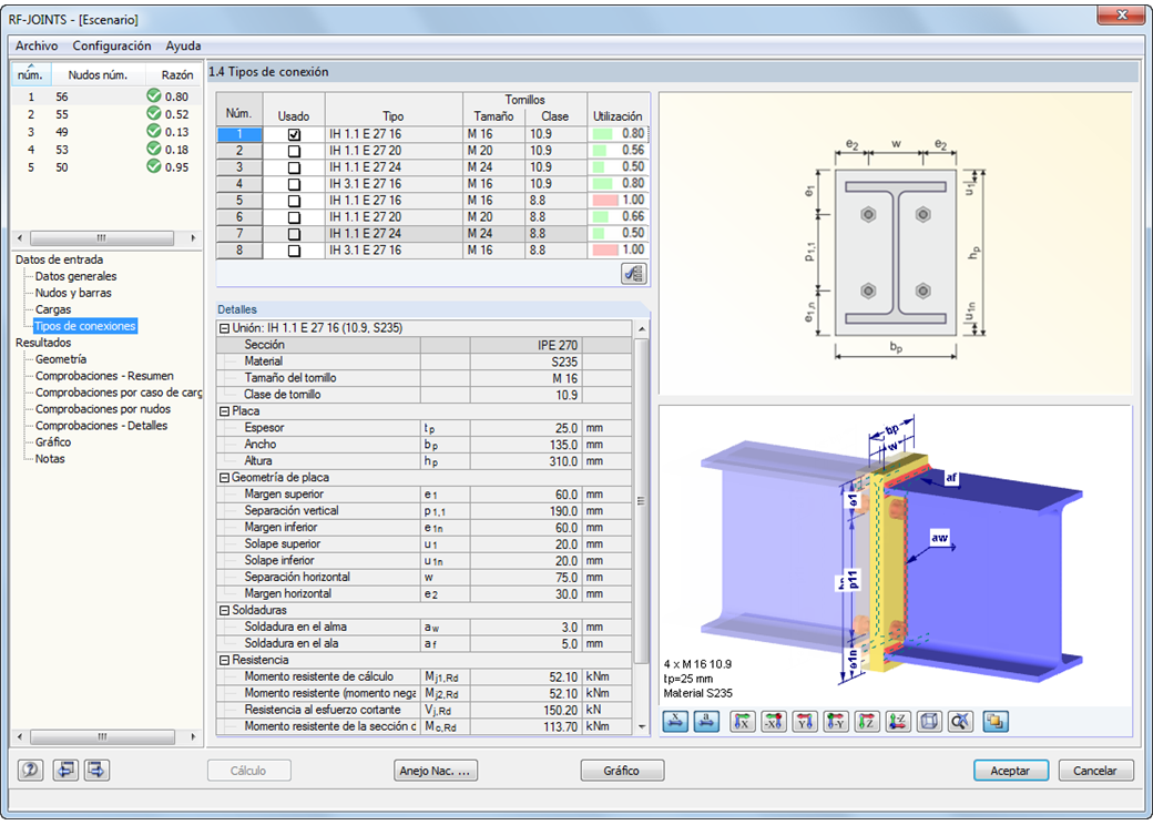 Auswahl des Verbindungstyps