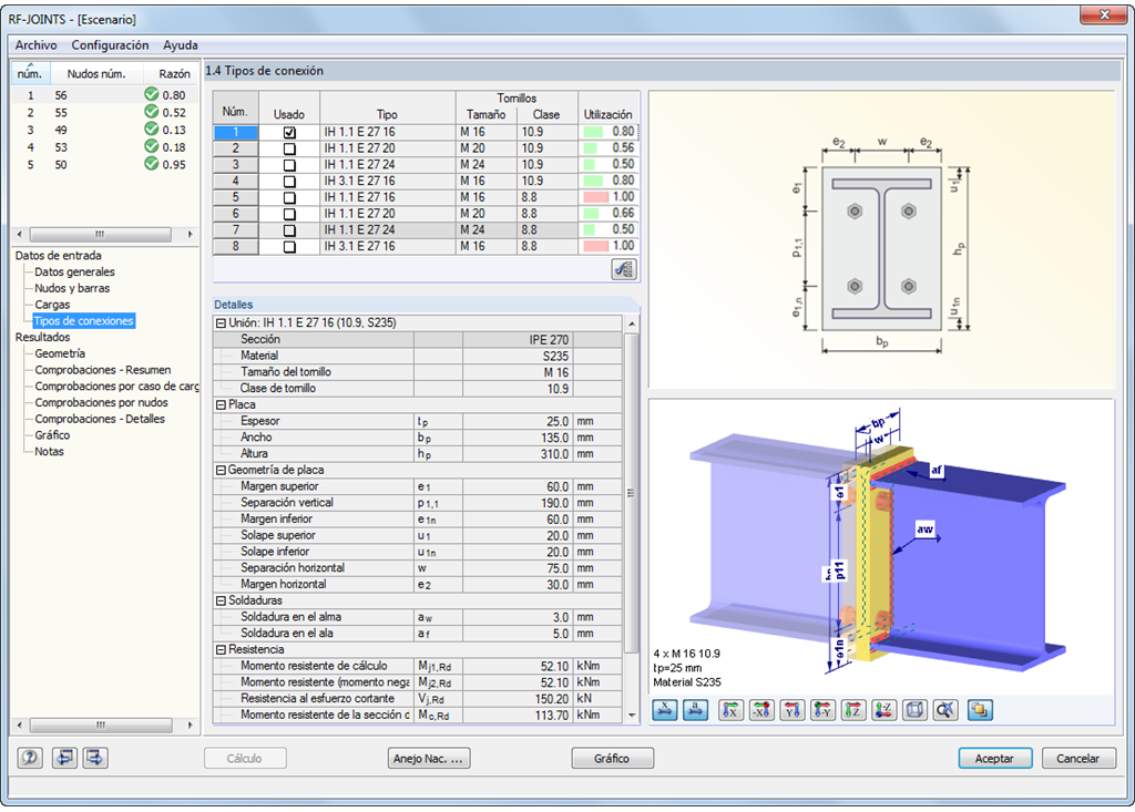 Auswahl des Verbindungstyps