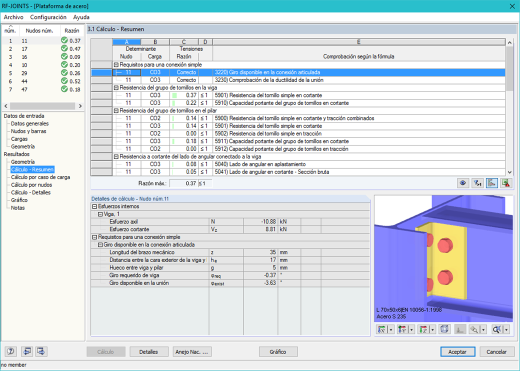 Ventana 3.1 Cálculo - Resumen
