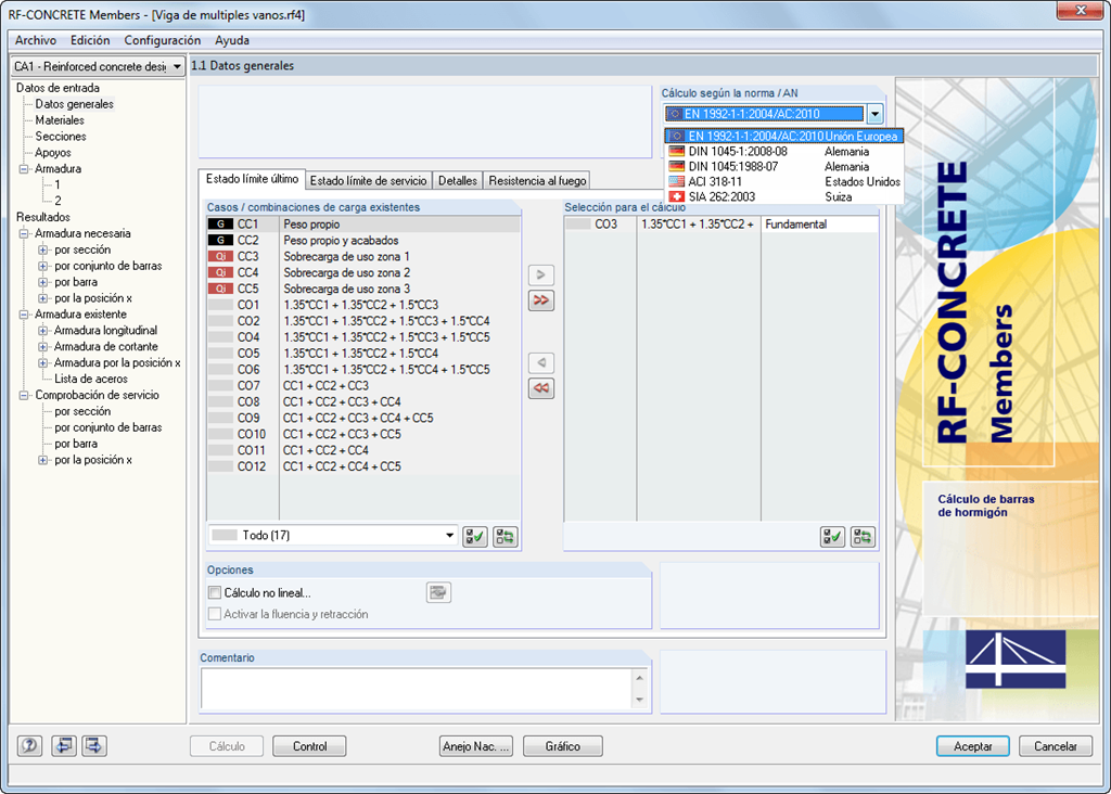 RF-BETON Flächen - 1.1 Basisangaben