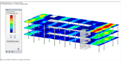 RF-BETON Flächen - Grafische Ergebnisausgabe am Gesamtmodell