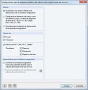 Configuración de detalles