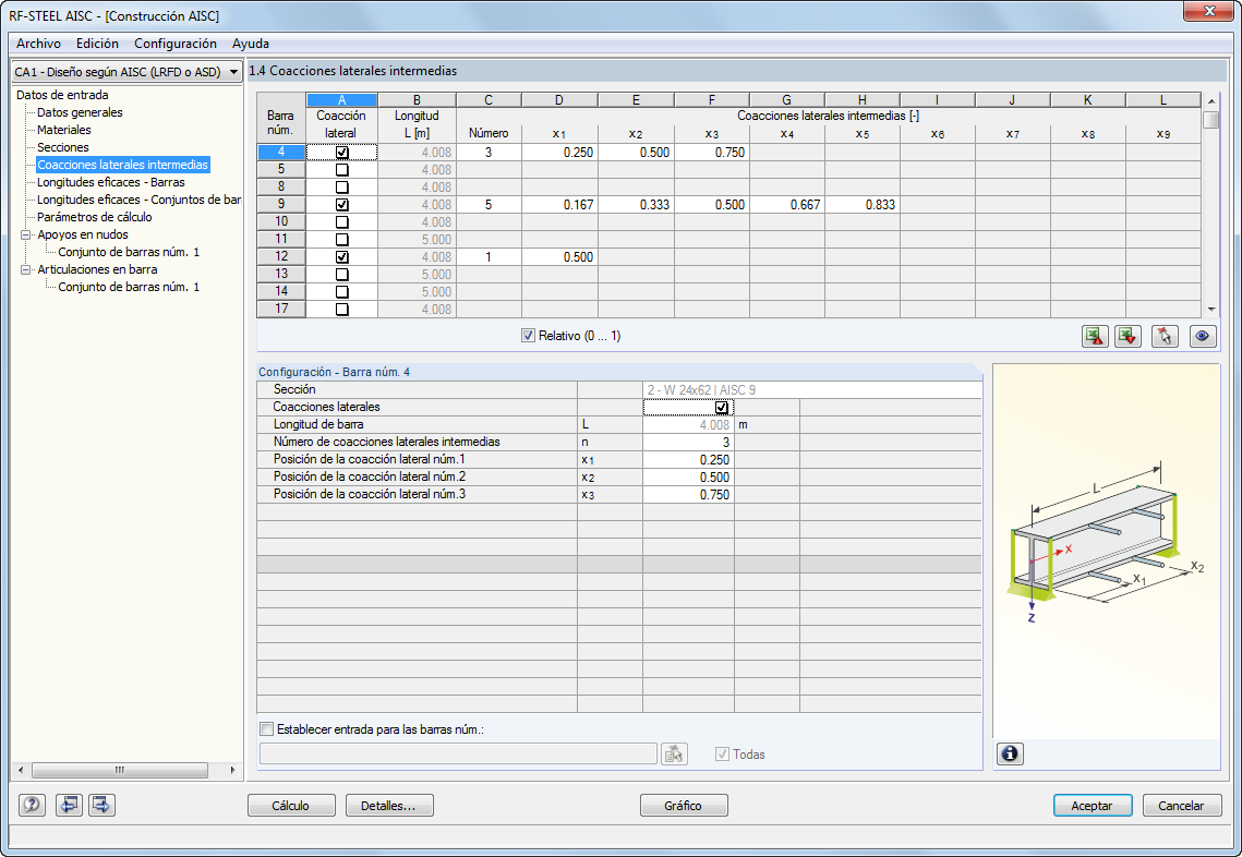 Seitliche Lagerungen