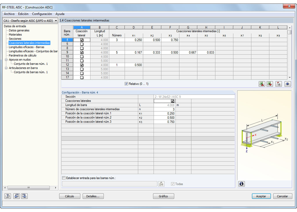 Seitliche Lagerungen