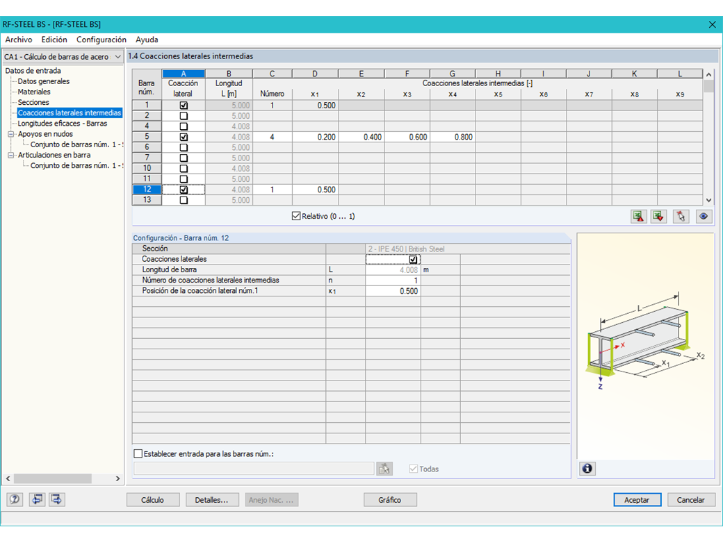 Seitliche Lagerungen