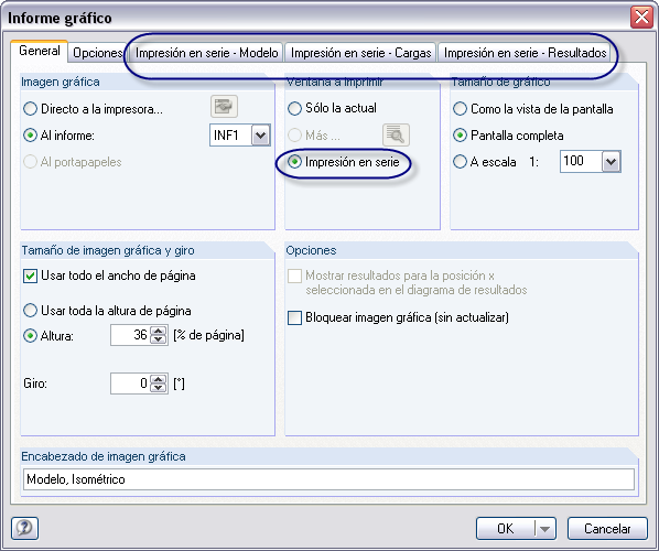 Druck von Grafiken als Serie