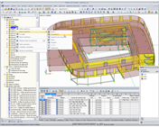 Navigator-Kontextmenü zum Anlegen einer neuen Fläche