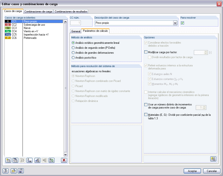 Wahl der Berechnungstheorie