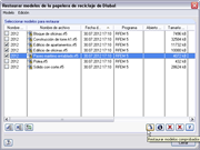 Wiederherstellen aus dem Dlubal-Papierkorb