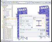 Menú contextual en el navegador para la inserción de una nueva barra