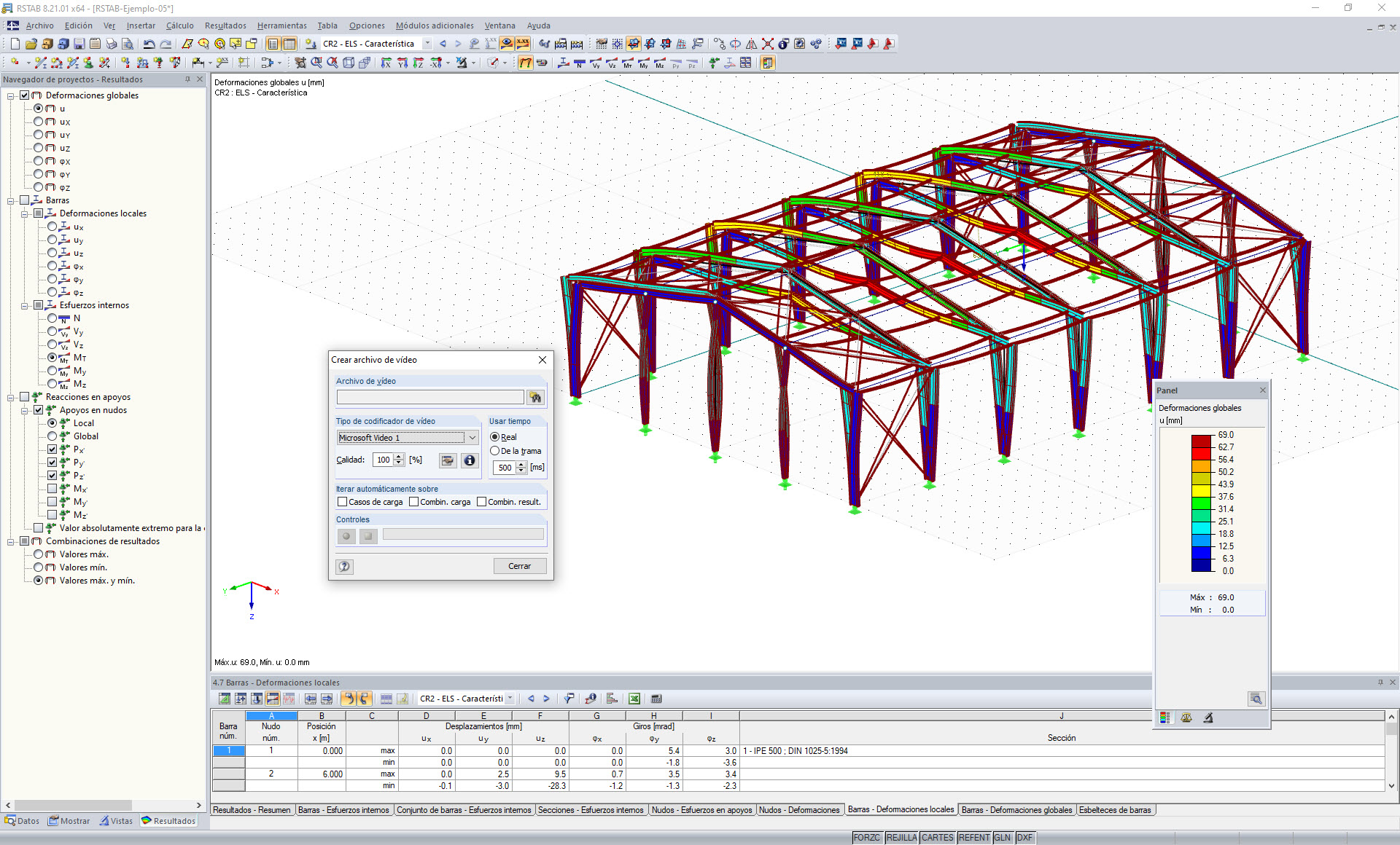 Crear archivo de vídeo