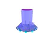 Base de la columna | Modelo FEA en RFEM