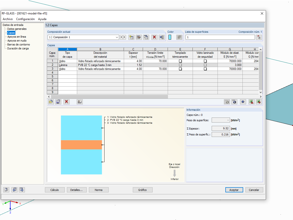 Introducción de la estructura de capas
