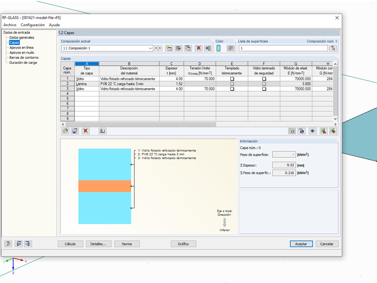 Introducción de la estructura de capas