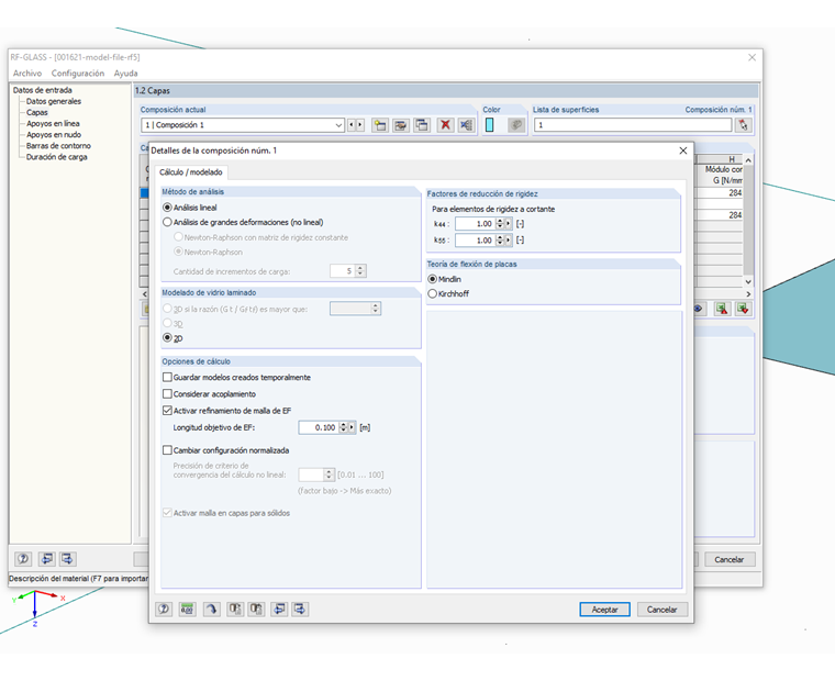 Detalles de la composición