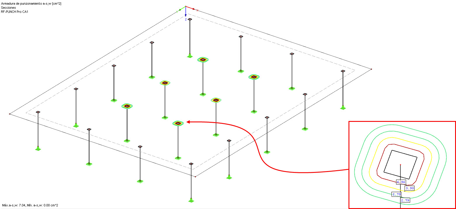 Durchstanznachweis ohne Stützenkopfverstärkung