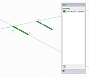 Setzen der Anschlussstäbe mit Querschnitt 2
