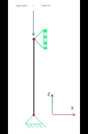 Pilar de hormigón: vista en alzado