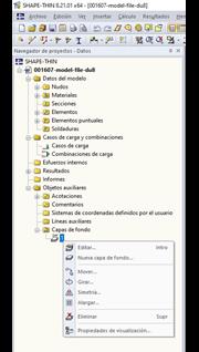Navegador de Proyectos - Datos, Capas de fondo