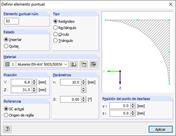 Cuadro de diálogo "Definir elemento puntual"