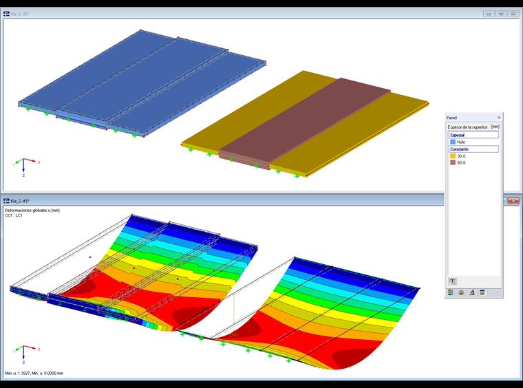Adición de espesores de superficie