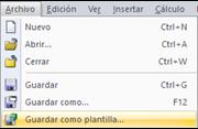 Guardar como plantilla...
