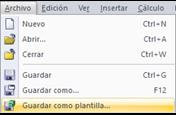 Guardar como plantilla...