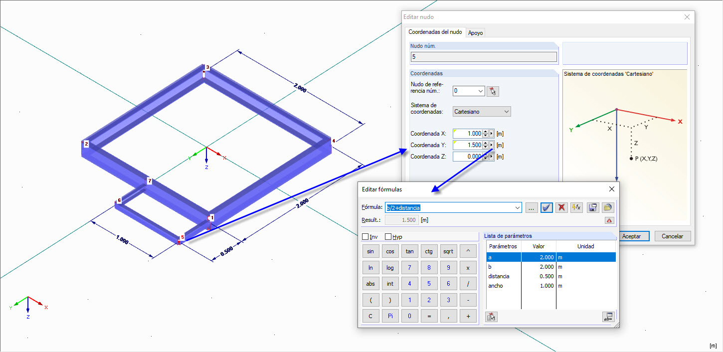 Plataforma parametrizada definida por el usuario