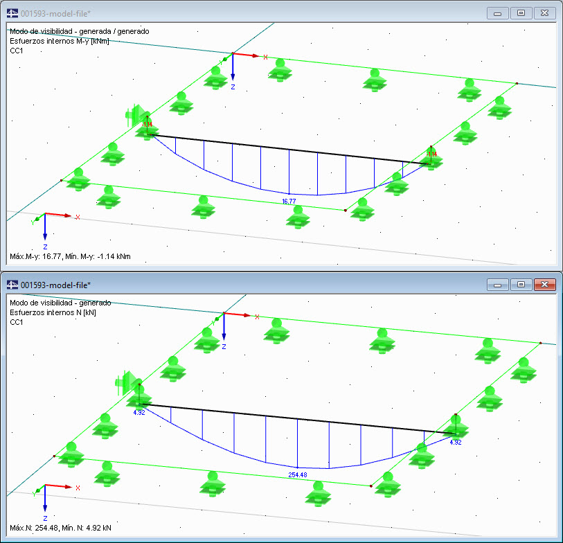 Resultado en RFEM