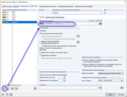 Nueva expresión de combinación con la situación de proyecto correspondiente