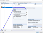 Nueva expresión de combinación con la situación de proyecto correspondiente