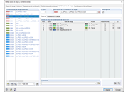 Combinaciones de carga generadas para el cálculo