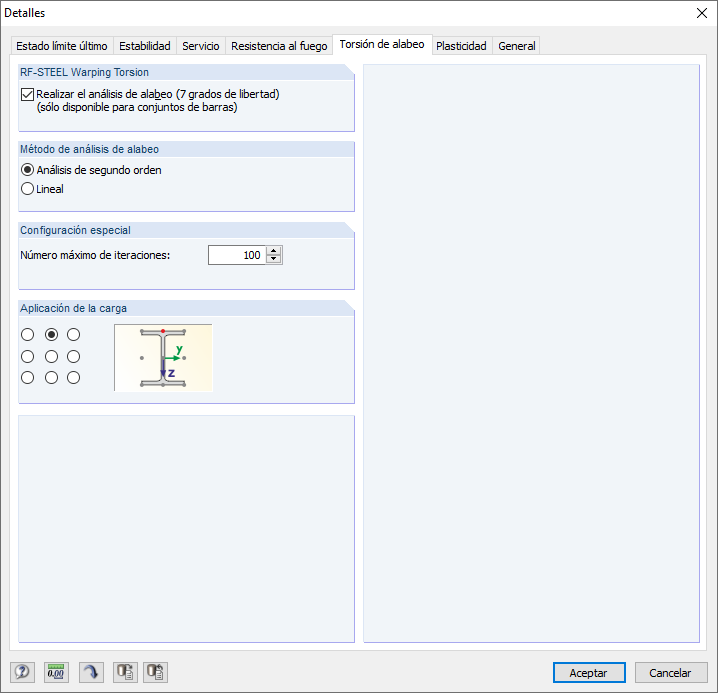 Activación de la torsión de deformación