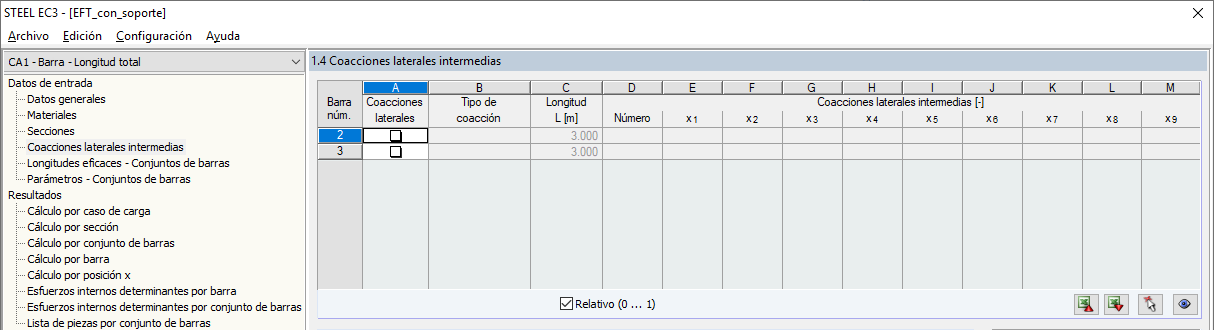 Ventana "1.4 Coacciones laterales intermedias"