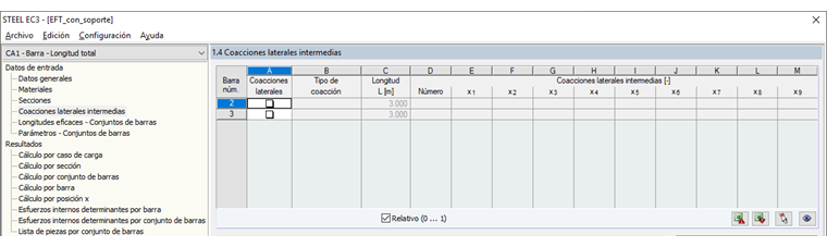 Ventana "1.4 Coacciones laterales intermedias"