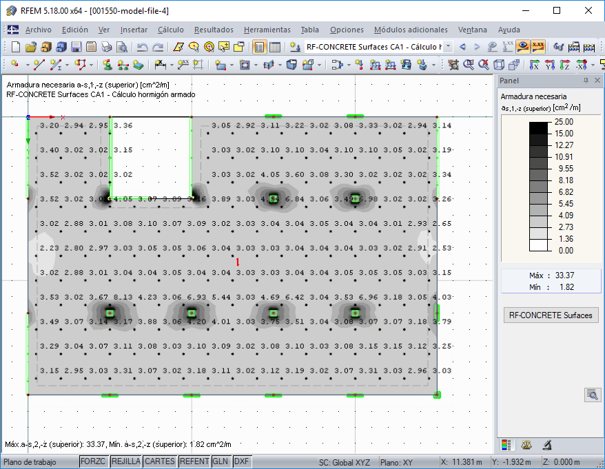 Gradiente de color ajustado: escala de grises