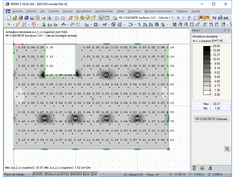 Gradiente de color ajustado: escala de grises