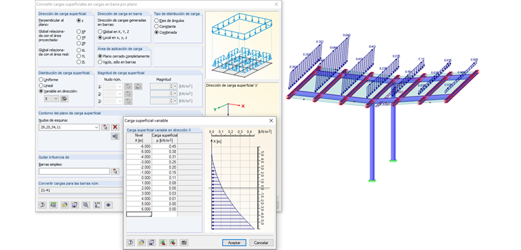 Carga del viento y presión del viento