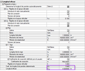 Ergebnisse der Knicklängenberechnung in RF-BETON Stützen