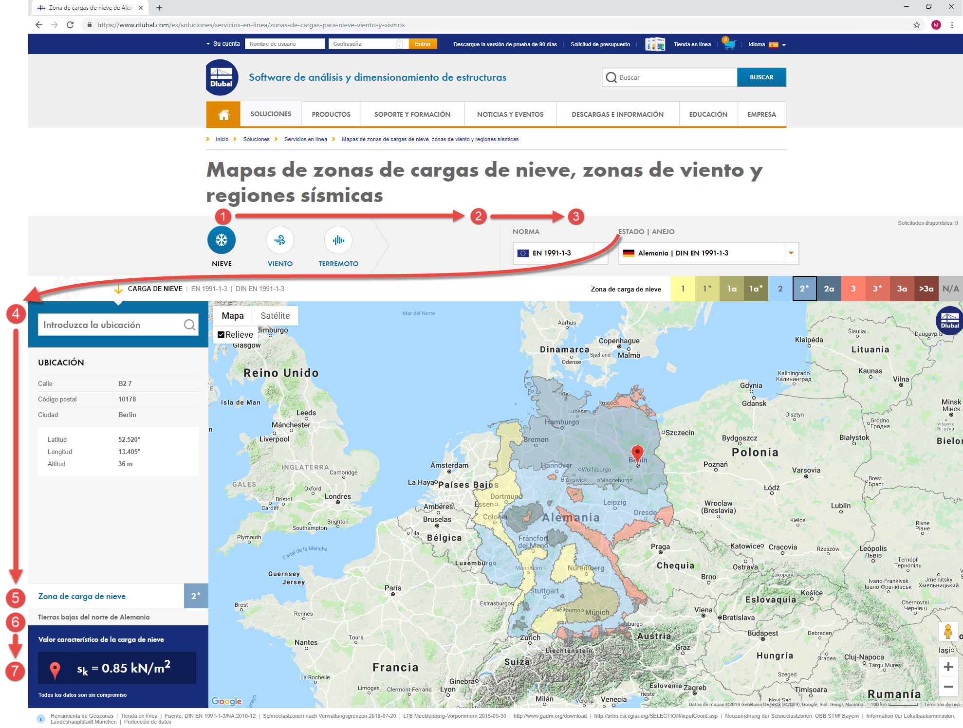 Servicio en línea de Dlubal