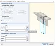 Einstellung des Ergebnisstabes