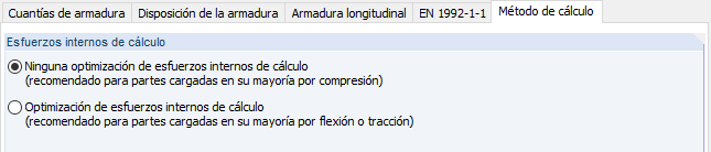 Método de cálculo en RF-CONCRETE Surfaces