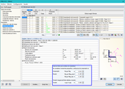 Valores límite del caso 1 y análisis de pandeo con éxito