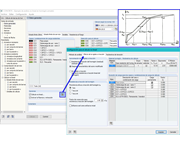 Ventana "1.1 Datos generales" para el estado límite de servicio con configuración para el cálculo no lineal según [2]