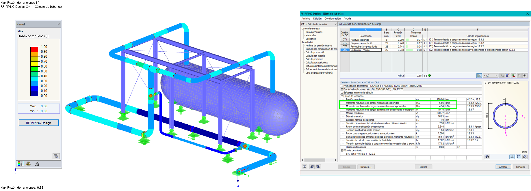 Dokumentation der Momentenanteile