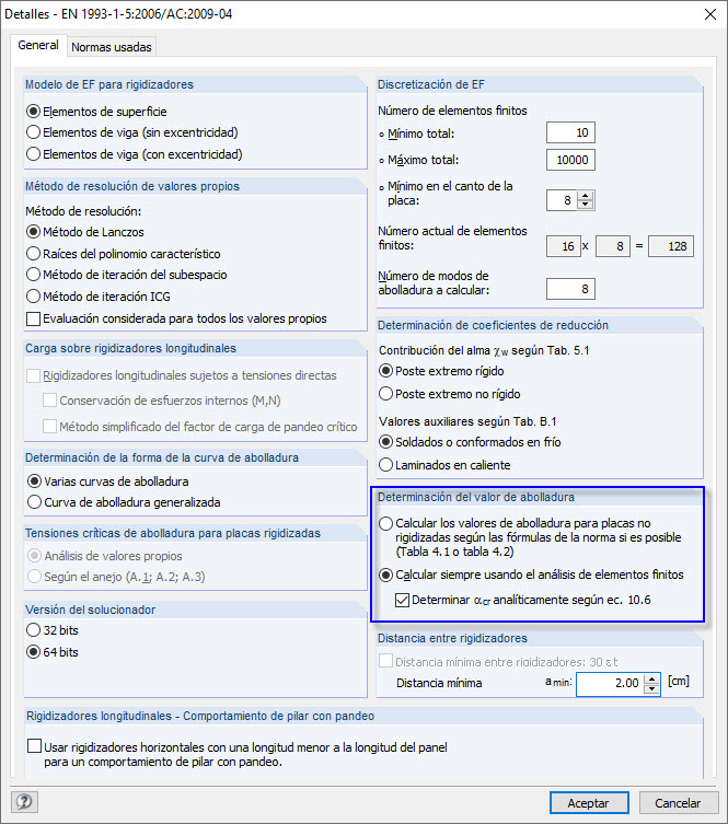 Kritischen Lastfaktor analytisch berechnen oder aus FEM-Berechnung verwenden