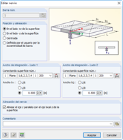Parámetros para Nervio 3D